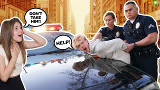 Getting ARRESTED In Front Of My CRUSH To See Her Reaction PRANK SHE CRIED Lev Cameron [upl. by Cross]