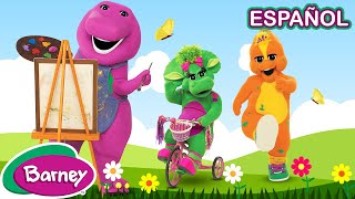 ¡Lluvia vete de aquí  La Primavera para niños  Episodios completos I Barney en Español [upl. by Vachel812]