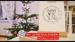 Einfacher Kalender selbst gemacht  DIY [upl. by Notlil]