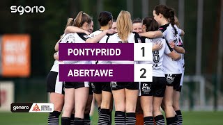 Pontypridd 12 Abertawe  Swansea City Women  Adran Genero  Highlights  Uchafbwyntiau [upl. by Yacano909]