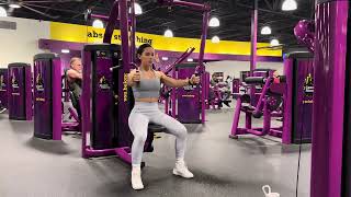 Planet Fitness pectoral fly machine [upl. by Winny]