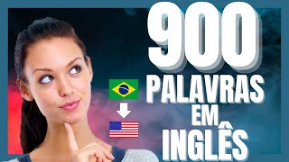 Mais de 900 PALVRAS EM INGLÊS  Pronúncia lenta Inglês amp Português [upl. by Brnaba]