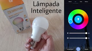 A Smart Lâmpada Inteligente da RSMART  Como Instalar  Erick Ideias [upl. by Adidnere]