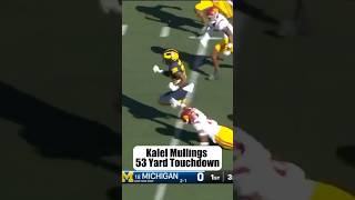 Kalel Mullings 53Yard Touchdown vs USC 〽️ Michigan Football [upl. by Oicnevuj]