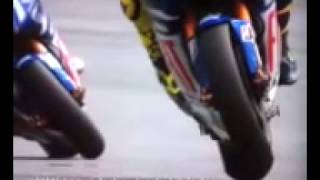 Counter steering demostration in moto GP quotFastestquot movie [upl. by Atirhs]