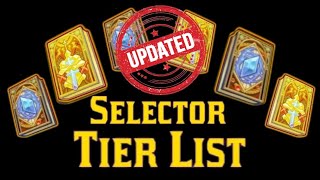 Unit and Artifact Selector Tier List Updated for 1024 Balance Patch [upl. by Haakon]