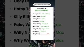 SLANG WORD BAHASA INGGRIS [upl. by Jarlen527]