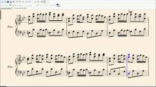 Flowering Night Piano Version Sakuyas Theme Sheet Music [upl. by Enyrat]