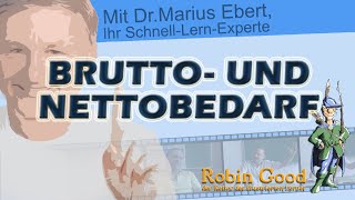 Brutto und Nettobedarf Materialwirtschaft [upl. by Amadeo773]