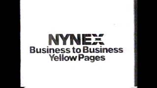 1989 Nynex Business to Business Yellow Pages quotWe are still lookingquot TV Commercials [upl. by Brynn]