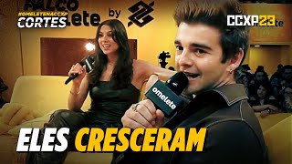 THE THUNDERMANS JACK GRIFFO e KIRA KOSARIN relembram ORIGENS na CCXP23 [upl. by Einalem]