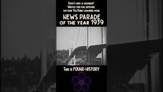 1940 Down goes the bridge 8mmfilm history tacoma bridge disaster [upl. by Ayerim]