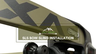 My SlingALing Silent Lock System Bow Sling Installation for Mathews SCS [upl. by Eux425]