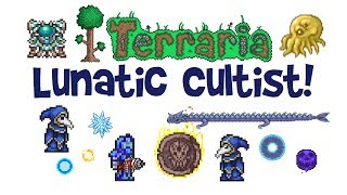 Terraria Lunatic Cultist Guide amp Battle Boss Fight Arena Drops How to Spawn Tips amp Strategy [upl. by Ednyl762]