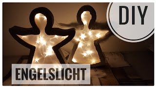 Engelslicht  Schutzengel basteln DIY Deko Lampen Ideen Tutorial  Anleitung  deutsch [upl. by Golda]