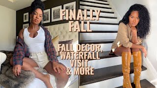 FINALLY FALL Fall Decor Waterfall Visit amp more [upl. by Esydnac]