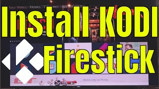 How To Install Kodi on Firestick TV September 2018 [upl. by Yrailih71]