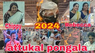 Attukal pongala Live Chippy Rebecca Santhosh 2024 attukalpongala newvideo THIRUVANANTHAPURAM [upl. by Rebekah]