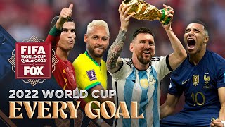 2022 FIFA World Cup Every Goal of the Entire Tournament  FOX Soccer [upl. by Africah]