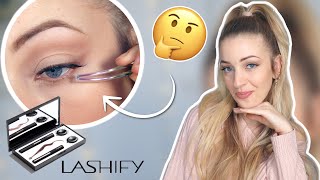 DES EXTENSIONS DE CILS À LA MAISON  JE TESTE LASHIFY [upl. by Carolann44]