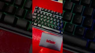 Red Thunder ⚡ KeyBoard RGB lightsmouse [upl. by Clayborn]