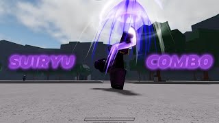 EASY TRUE ONE SHOT SUIRYU COMBO  Roblox TSBG [upl. by Weibel]