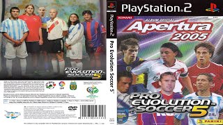 PES 5 LIGA ARGENTINA APERTURA 2005 PS3 PKG [upl. by Ymmik752]