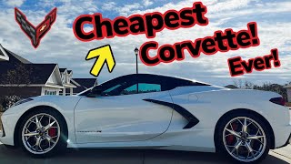 Full Review of a 2023 C8 Corvette Convertible StingrayR Edition CHEAPEST CORVETTE EVER [upl. by Ttegirb917]