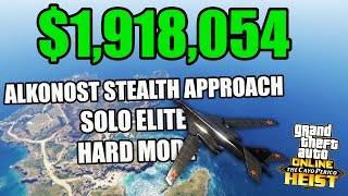 GTA Online Cayo Perico Heist Alkonost Stealth Approach SOLO Elite 1918054 [upl. by Einobe]