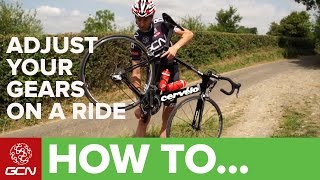 How To Adjust Your Gears On A Ride  Roadside Maintenance [upl. by Irual]