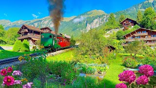 BRIENZ  Most Beautiful Village In Switzerland 🇨🇭 Swiss Valley [upl. by Joella]