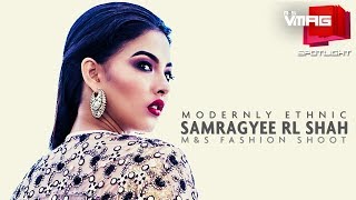 Samragyee RL Shah wears MODERNLY ETHNIC  Schmitten SPOTLIGHT  VMAG [upl. by Beaner392]