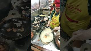 Special banh xeo  Vietnamese street food that is incredibly large and has a great crunchy texture [upl. by Randolph85]