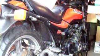 1985 GPz550 Engine Running [upl. by Gehlbach]