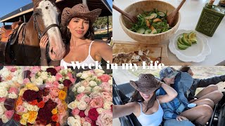 A Week in my life in Los Angeles ♡ Cooking Home decorating Farmers Market amp more [upl. by Otilegna]