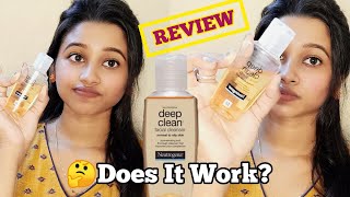 Neutrogena Deep Clean Face Wash Review  Neutrogena Face WashFacial Cleanser Review [upl. by Iamhaj]