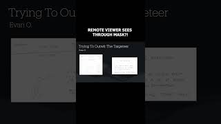 Remote Viewer sees through mask [upl. by Sarkaria]