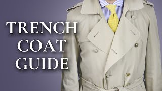 Trench Coat Guide  How To Wear amp Buy A Burberry or Aquascutum Trenchcoat [upl. by Rebecca997]