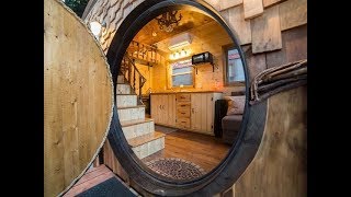 The Hobbit House  A Tiny House Beauty [upl. by Salomie617]