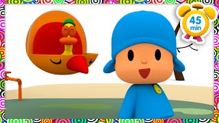 ♻️ MUCK STRUCK 45 Mins Pocoyo 🇺🇸 English  Official Channel  The BEST Cartoon Moments [upl. by Samuelson]