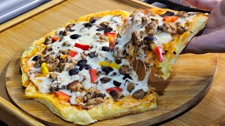 10 ബ്രെഡ് കൊണ്ട് Shawarma Bread Pizza  Easy pizza recipe for Iftar [upl. by Maillil362]