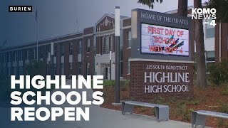 Highline schools reopen Thursday following possible cyberattack [upl. by Etteyafal]