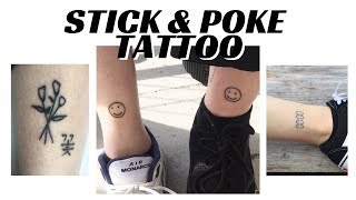 STICK amp POKE TUTORIAL  Getting Matching Tattoos  Sarah N [upl. by Orji]