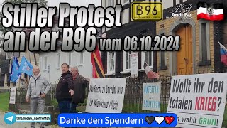 Stiller Protest B96 vom 06102024 [upl. by Ellenoj997]