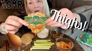 THIGHSTOP 😋 Wingstop recreation  ASMR MUKBANG Relaxing Eating Sounds [upl. by Mainis229]