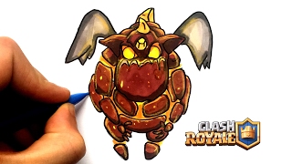 DESSIN MOLOSSE DE LAVE  CLASH ROYALE [upl. by Novel]