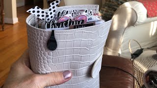 NEW PERSONAL MOTERM CROCO CREAM COVER and updated flip through 🦄🌸🦄🌸🦄 [upl. by Raine]