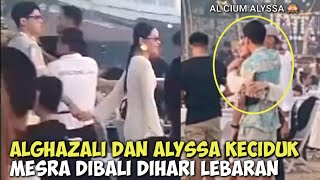 Alghazali Cium Alyssa Dibali 🤭 Ternyata Lebaran Bareng Setelah Balikan [upl. by Strain119]