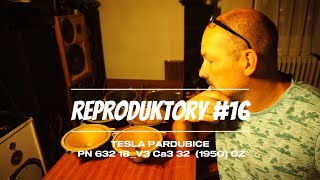 REPRODUKTORY 16  TESLA PARDUBICE PN 632 18V3 Ca3 32 1950 CZ [upl. by Yemarej239]