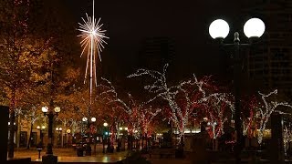 Holiday Attractions at Westlake in Downtown Seattle [upl. by Goldshell]